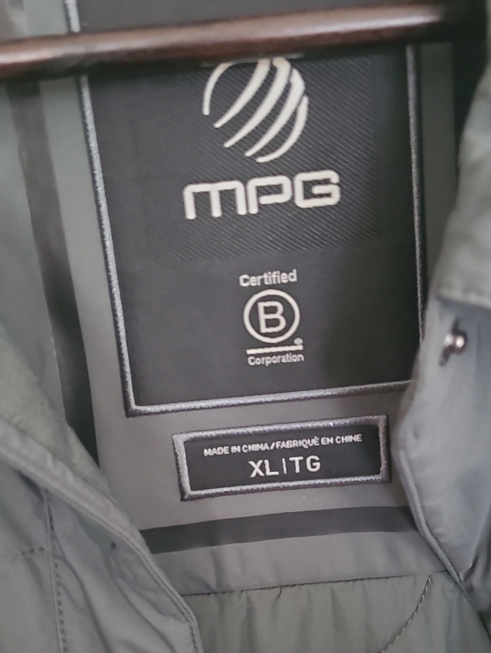 MPG Men's Performance Jacket in Olive Green